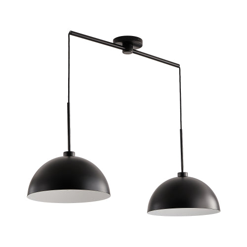 41" Industrial Modern Copper Double Pendant Light – Sleek &amp; Adjustable Elegance