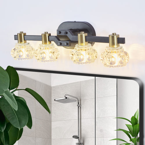 24" Vintage 4-Light Wall Sconce   (No Bulbs)