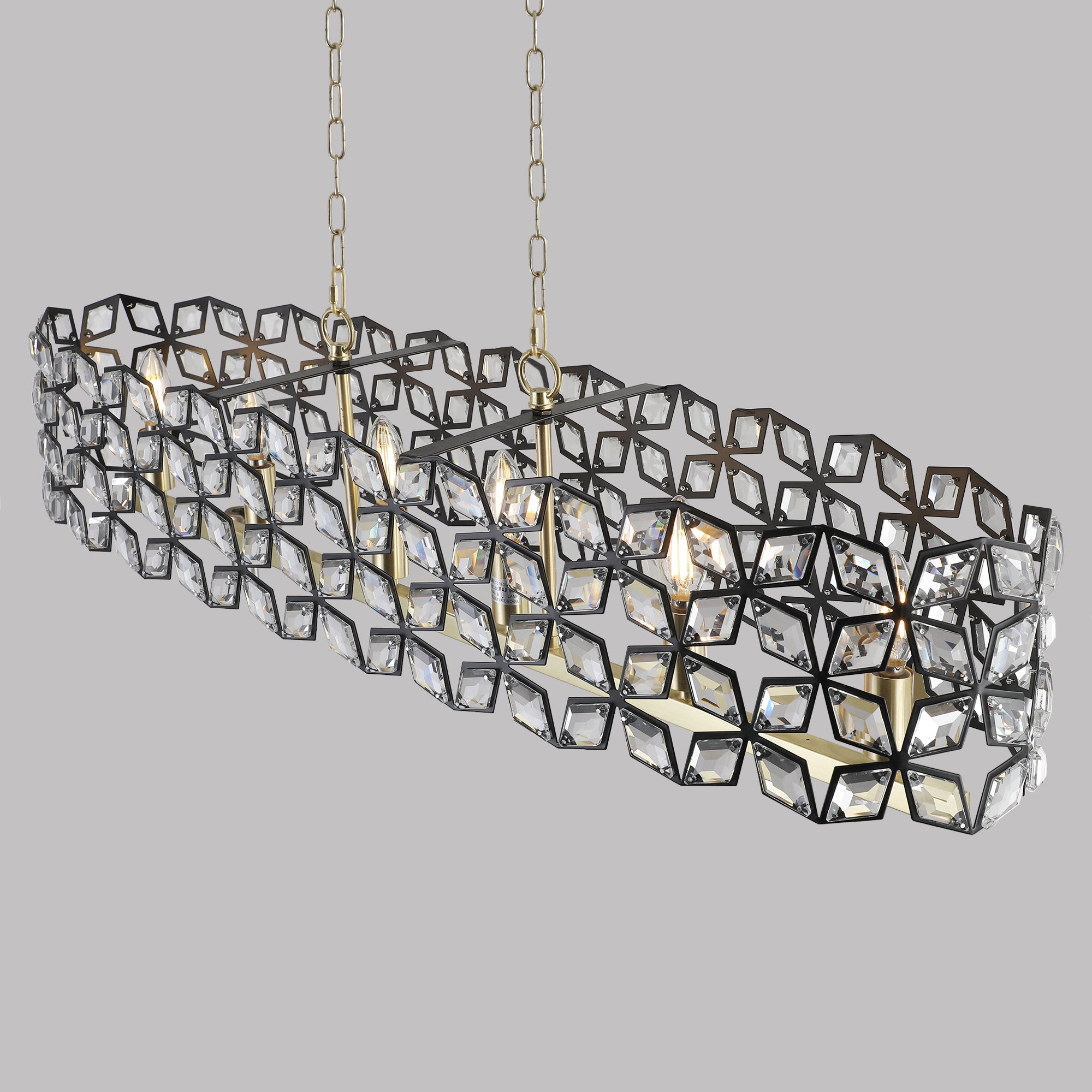 Modern Gold Crystal Chandelier – Luxury Ceiling Fixture