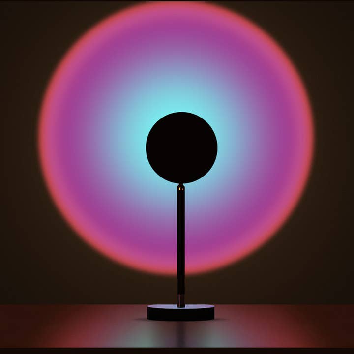 Color Changing Sunset Projector Table Lamp