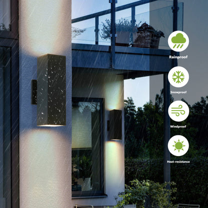 2-Pack Outdoor Wall Sconce