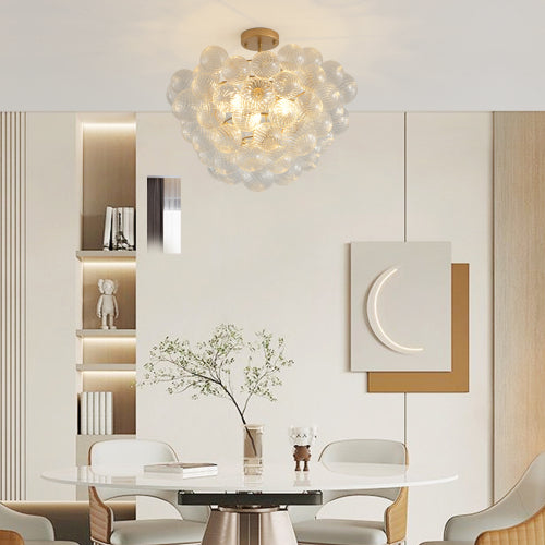 23.6-Inch Gold Ceiling Pendant Light (Non Adjustable Height, No Bulbs)