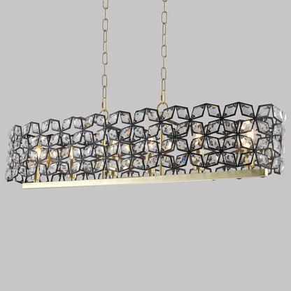 Modern Gold Crystal Chandelier – Luxury Ceiling Fixture