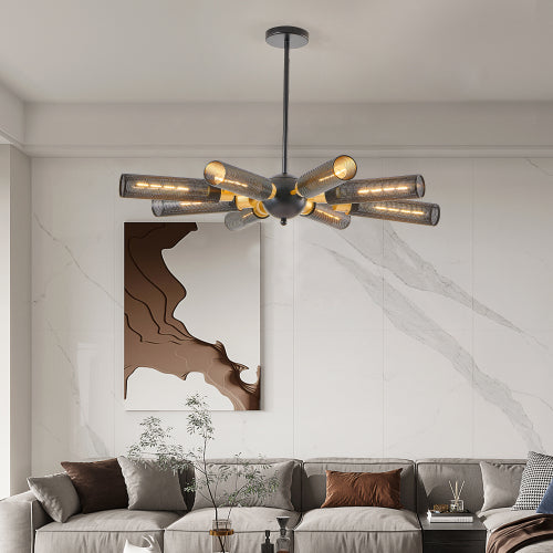 34" Modern Industrial Sputnik Chandelier (Bulb Not Included)