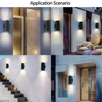 2-Pack Outdoor Wall Sconce