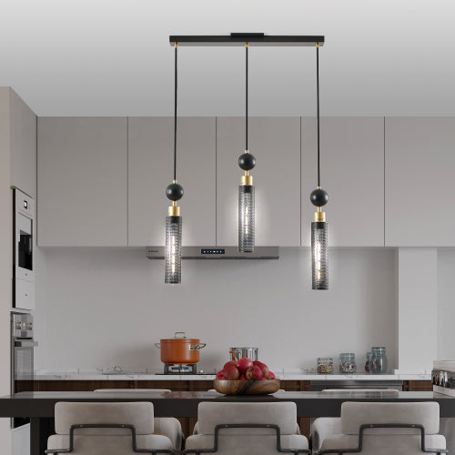 Modern Industrial Multi-Light Pendant Chandelier Light