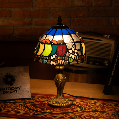Rainbow Harmony Bloom Tiffany Lamp
