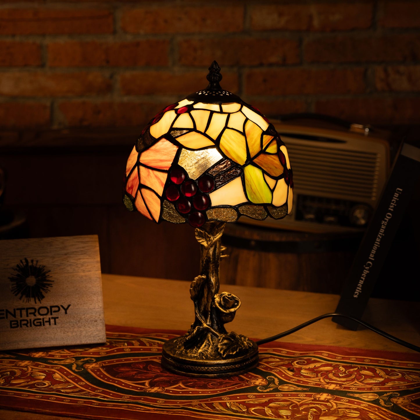 Warm Glow Blossom Tiffany Lamp