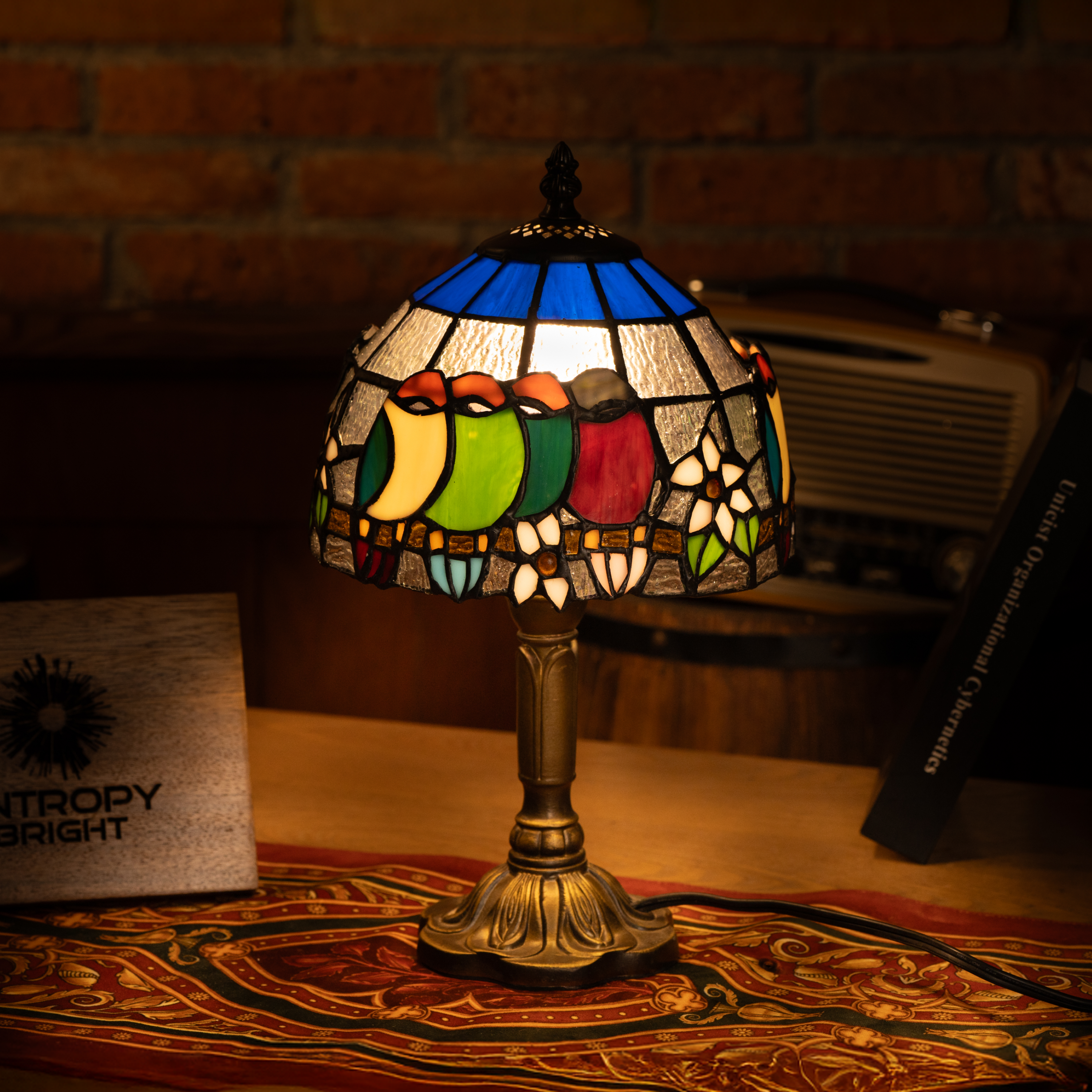Rainbow Harmony Bloom Tiffany Lamp