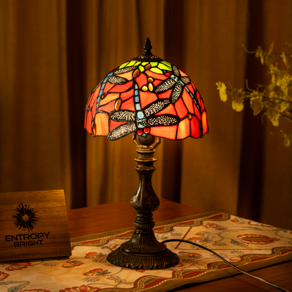 Lampe de table Tiffany Crimson Flight