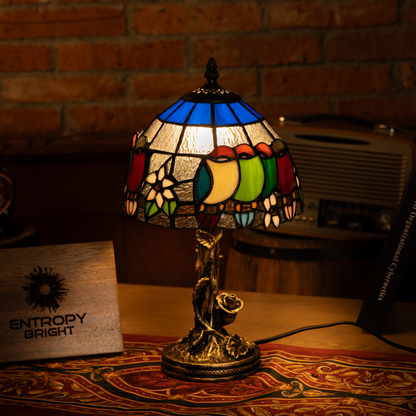 Rainbow Harmony Bloom Tiffany Lamp