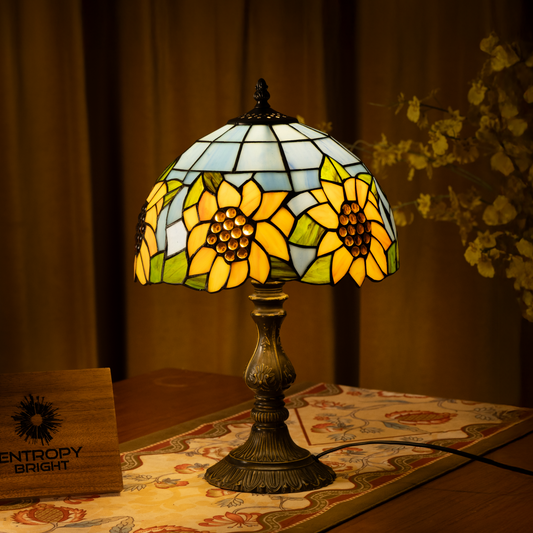 Sunshine Bloom Tiffany Table Lamp