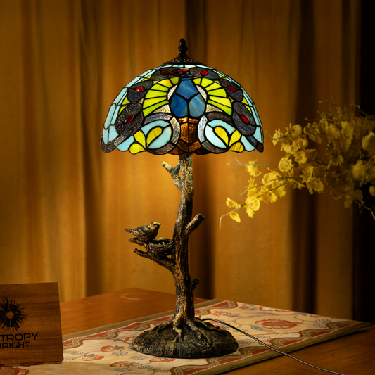 Enchanted Woods Tiffany Table Lamp