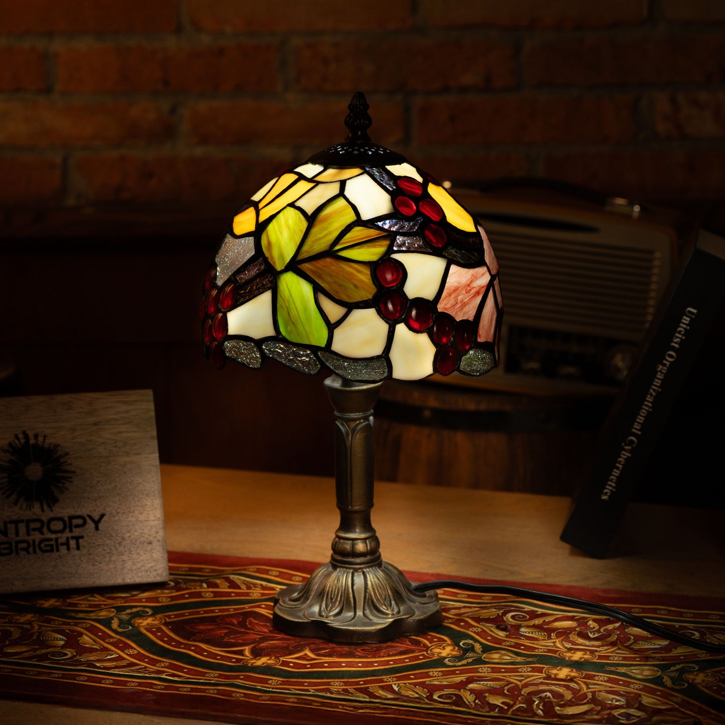 Warm Glow Blossom Tiffany Lamp