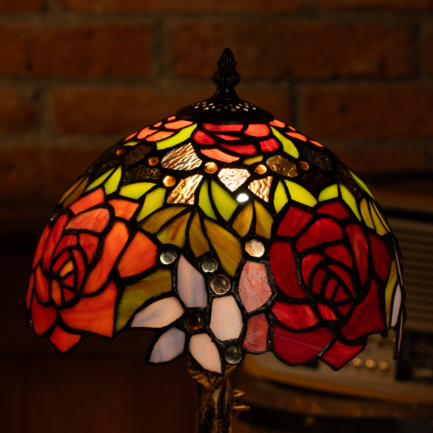 Rosy Sunrise Bliss Tiffany Lamp