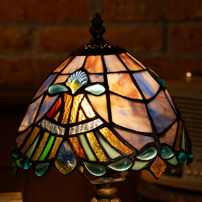 Ocean Sapphire Light Tiffany Lamp