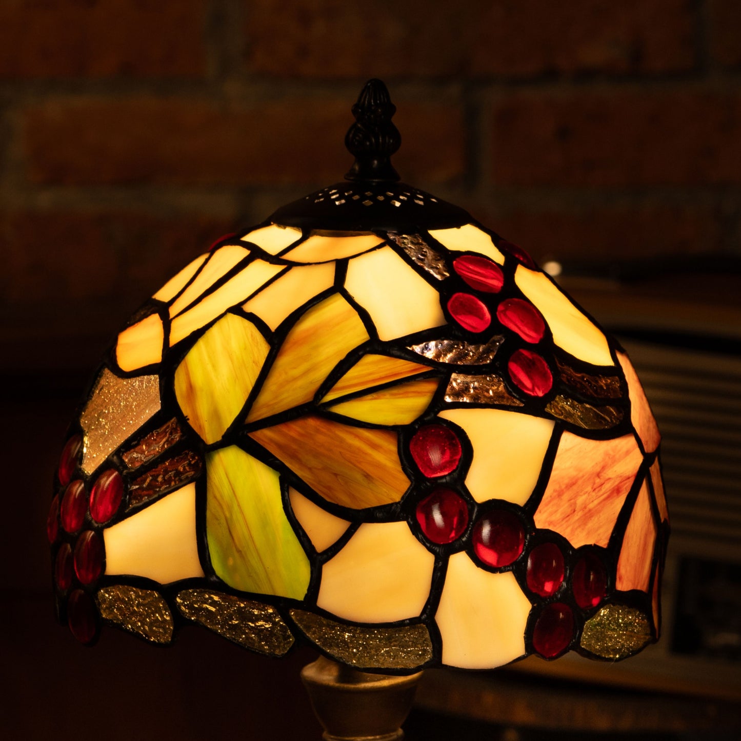 Warm Glow Blossom Tiffany Lamp