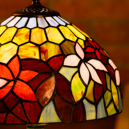 Amber Glow Harmony Tiffany Table Lamp