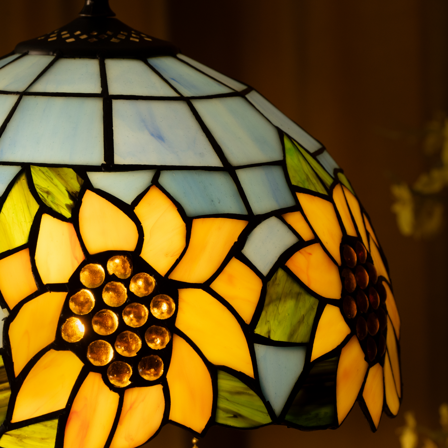 Sunflower Delight Tiffany Table Lamp