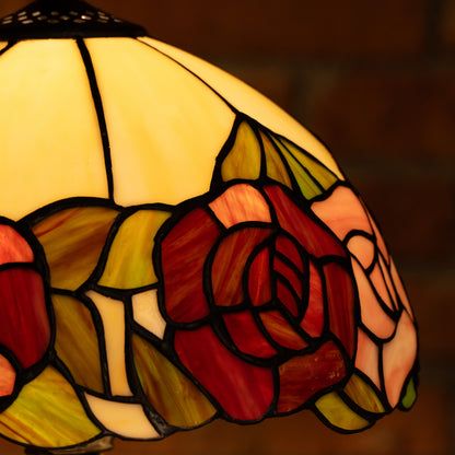 Blush Petal Harmony Tiffany Table Lamp
