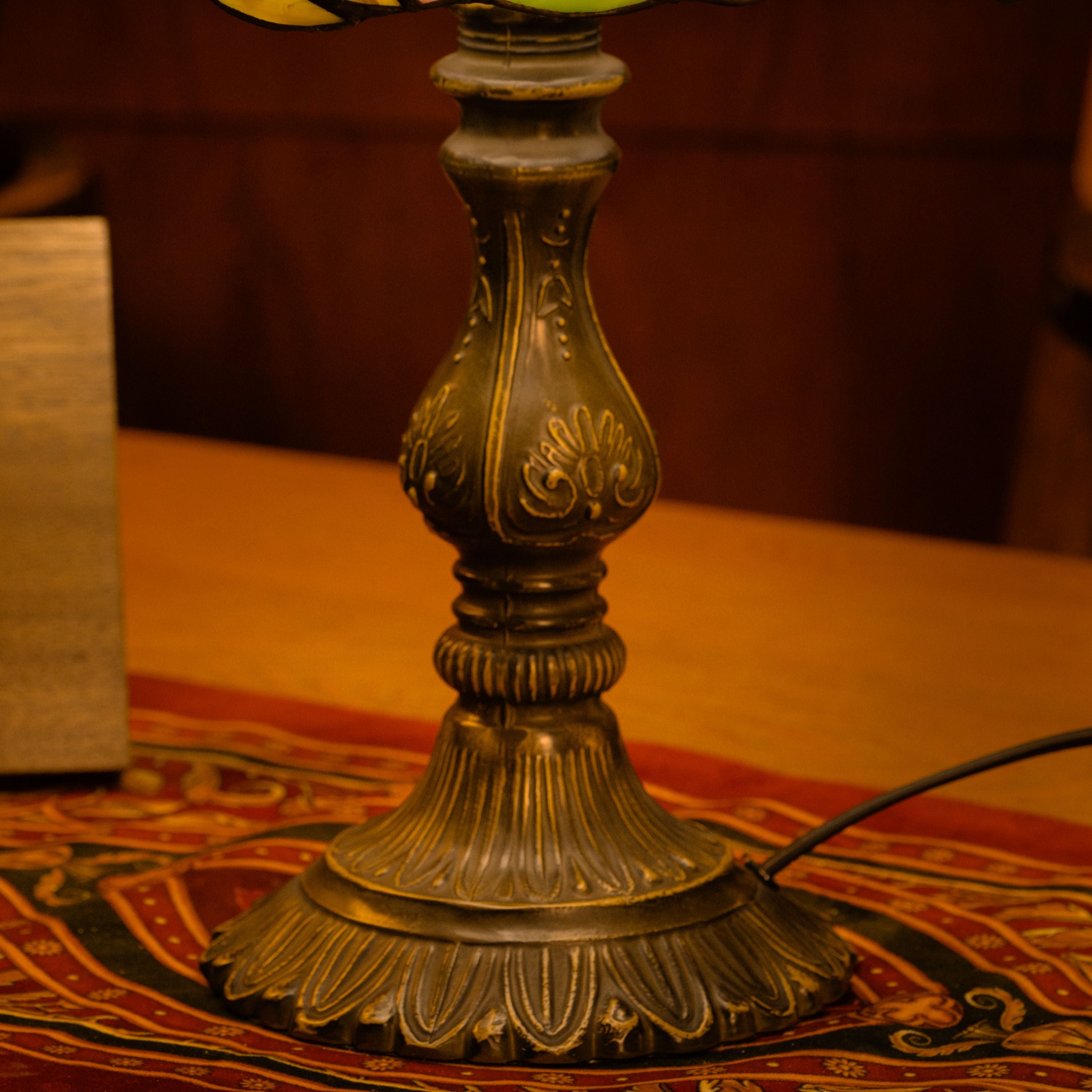 Blush Petal Harmony Tiffany Table Lamp