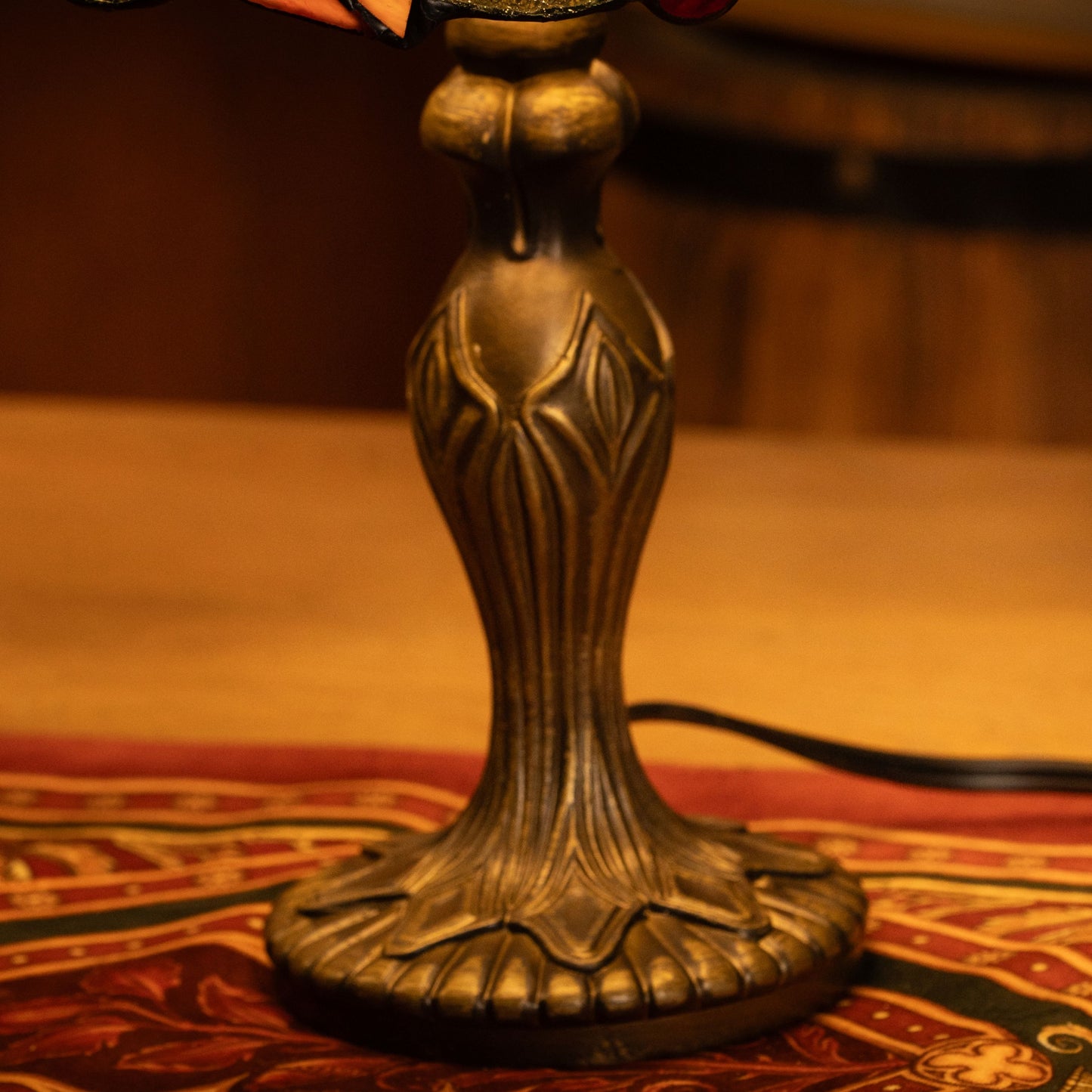 Warm Glow Blossom Tiffany Lamp