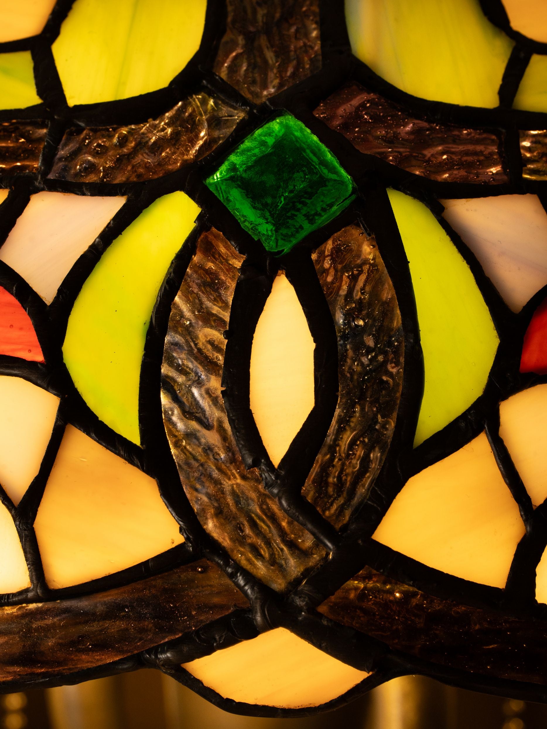 Autumn Petals Tiffany Table Lamp