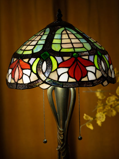 Autumn Petals Tiffany Table Lamp