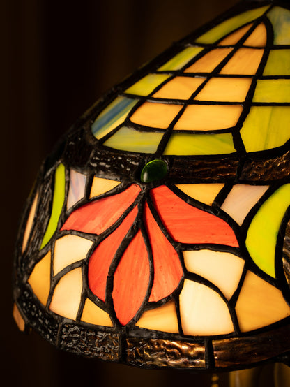 Autumn Petals Tiffany Table Lamp