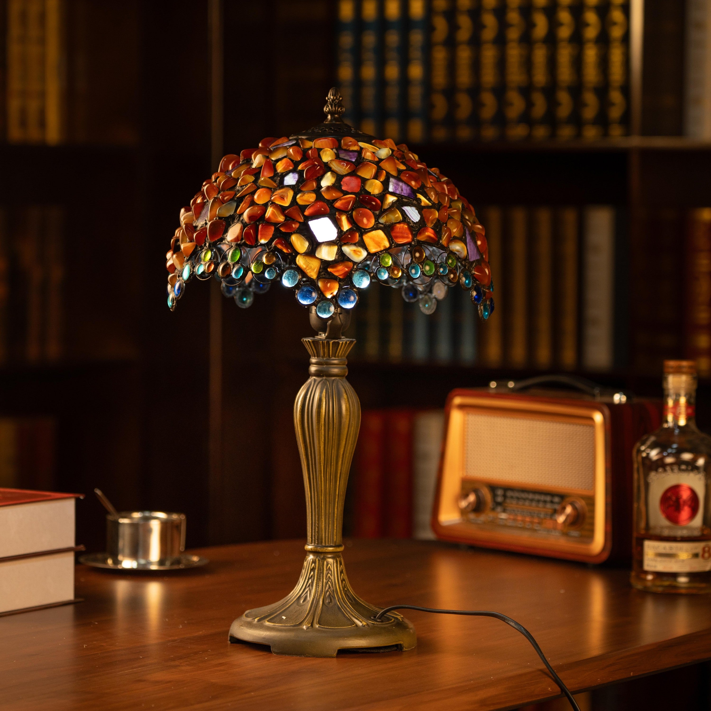 Emberfall Mosaic Lamp