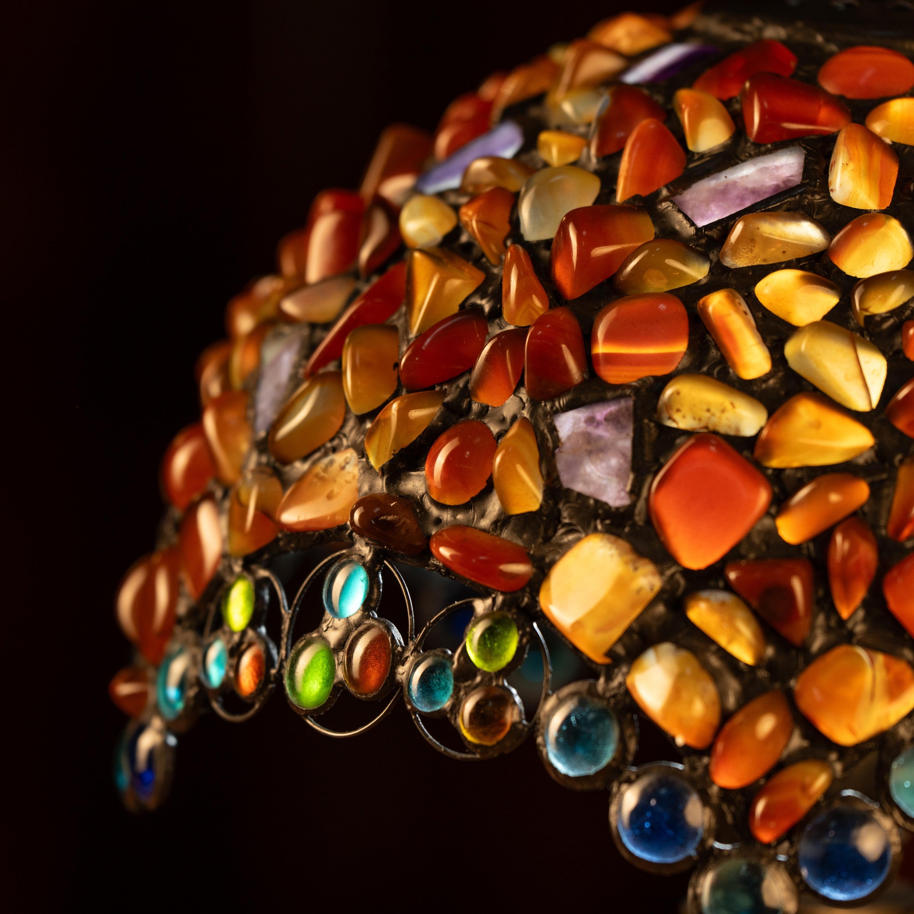 Emberfall Mosaic Lamp
