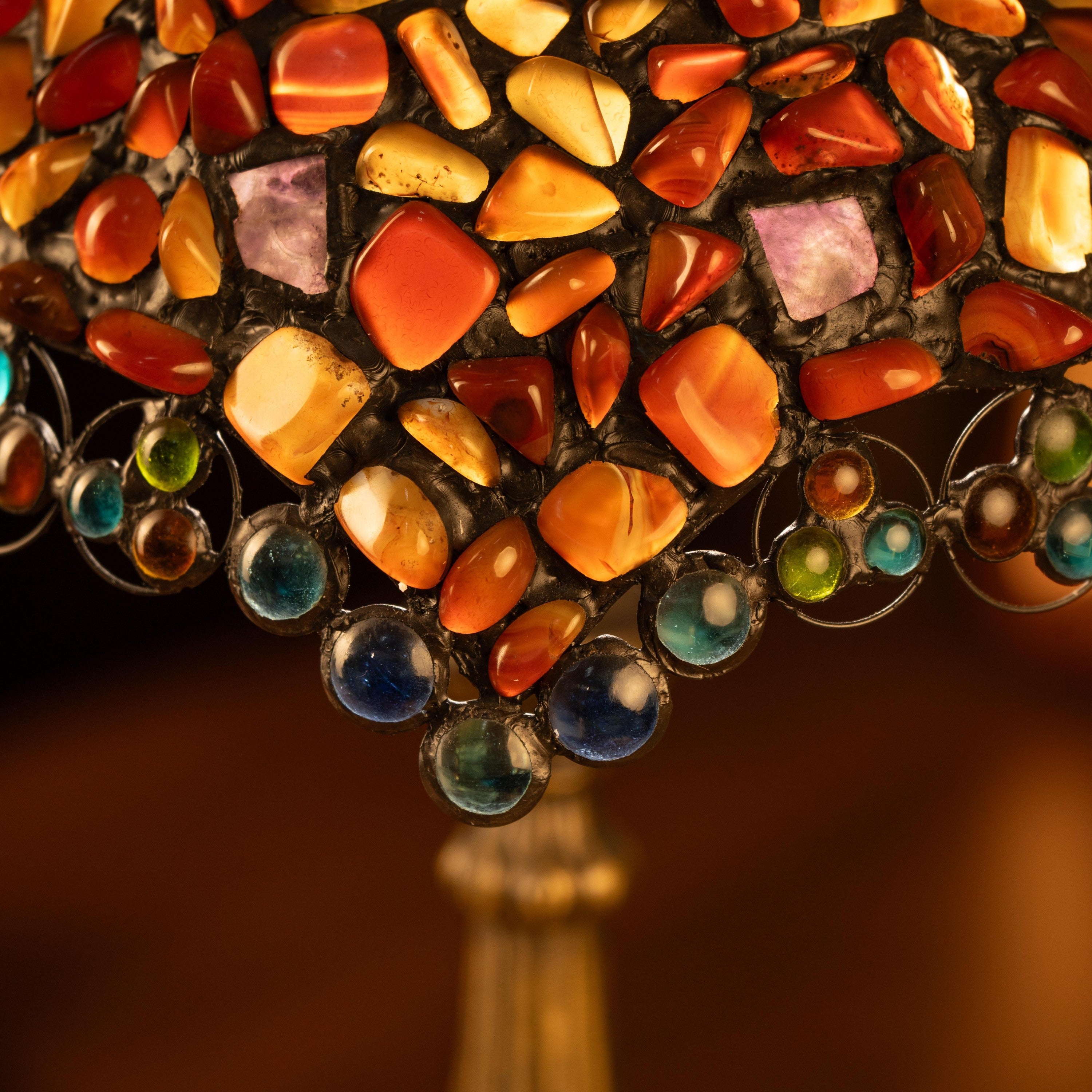 Emberfall Mosaic Lamp