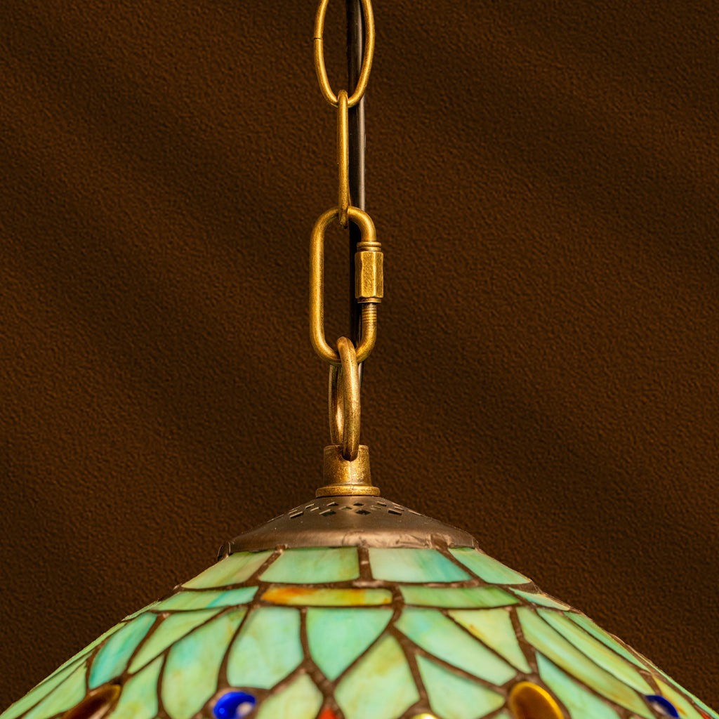 Dragonfly Haven Tiffany Pendant