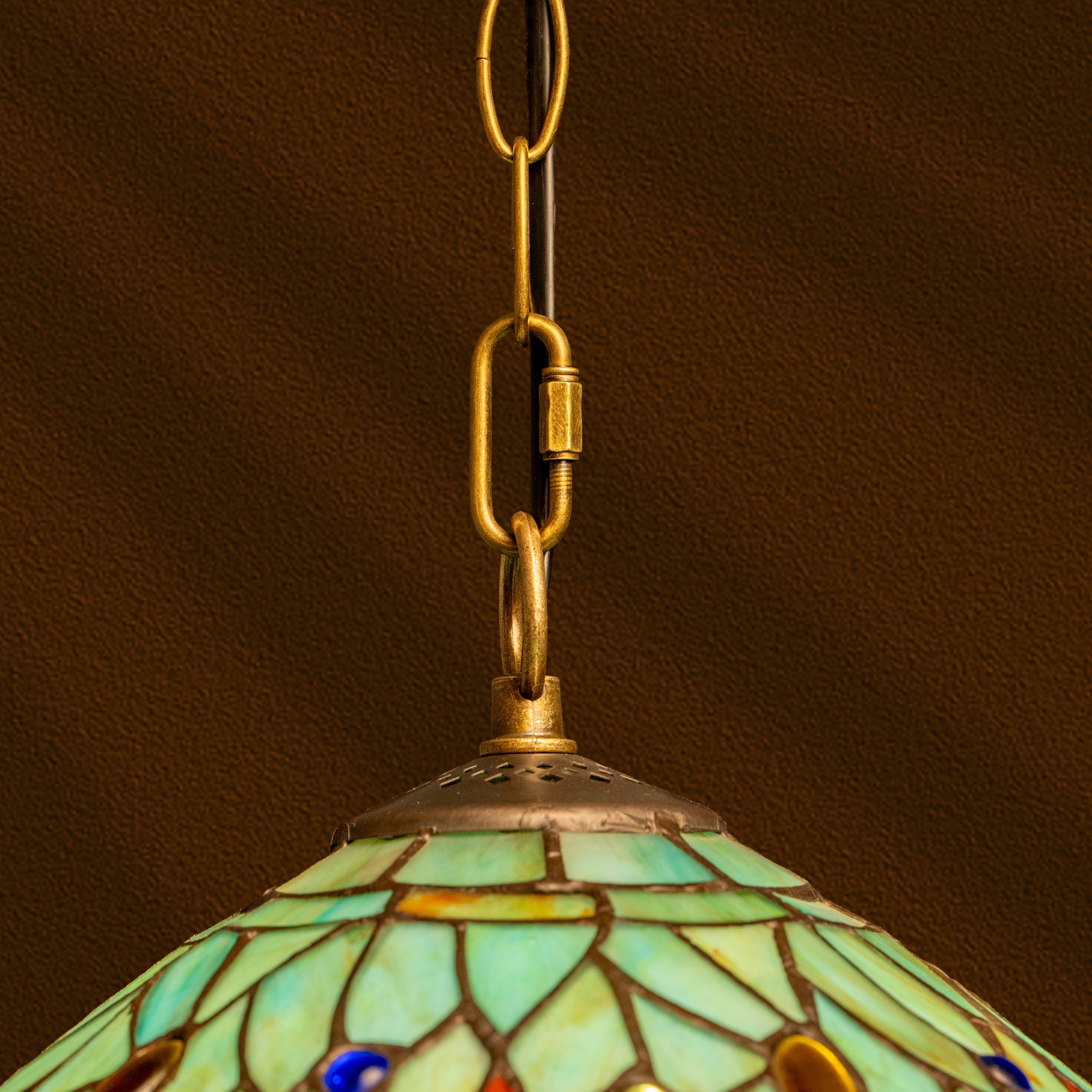 Dragonfly Haven Tiffany Pendant