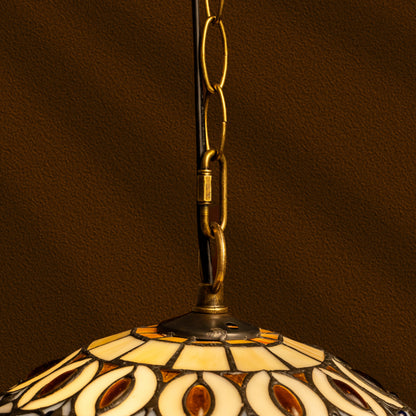 Amber Elegance Tiffany Pendant