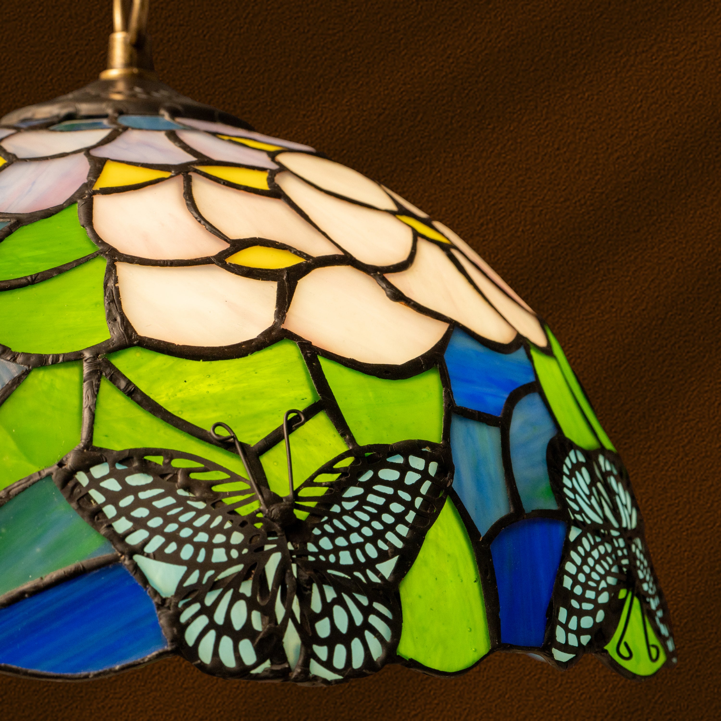 Butterfly Grove Tiffany Pendant