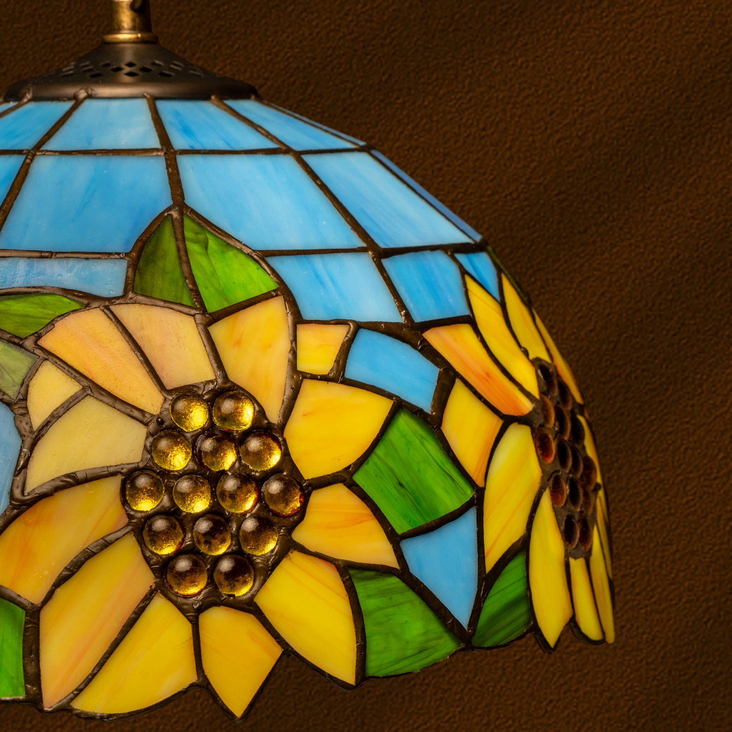 Sunflower Bliss Tiffany Pendant