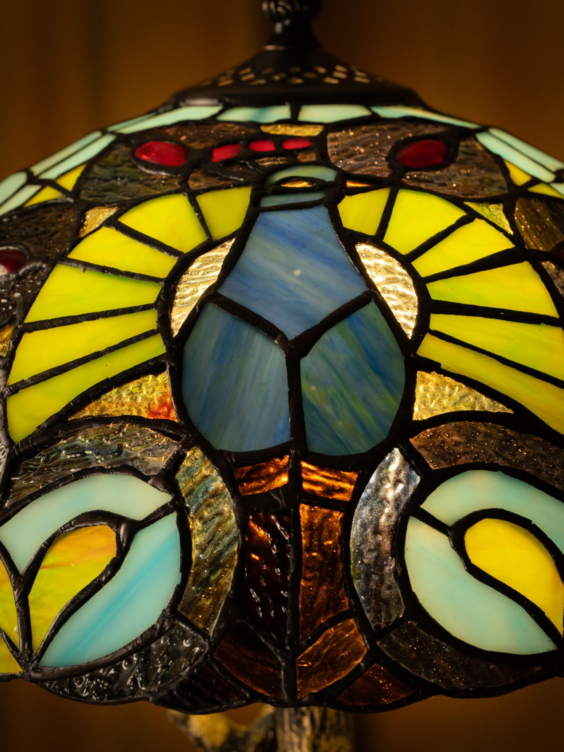 Enchanted Woods Tiffany Table Lamp