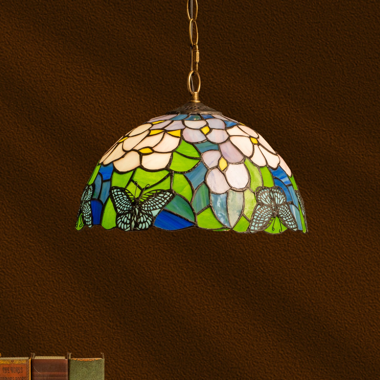 Butterfly Grove Tiffany Pendant