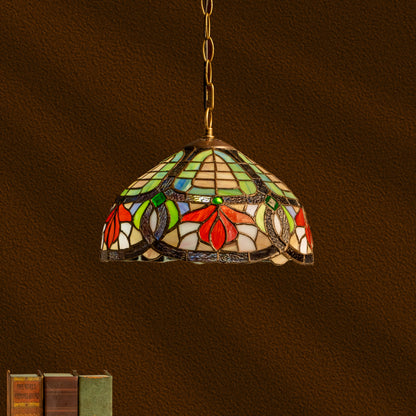 Pendentif Tiffany à floraison automnale