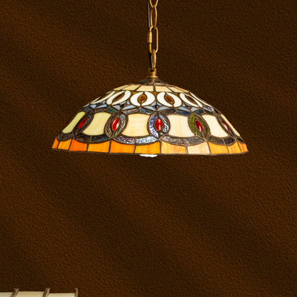 Amber Elegance Tiffany Pendant