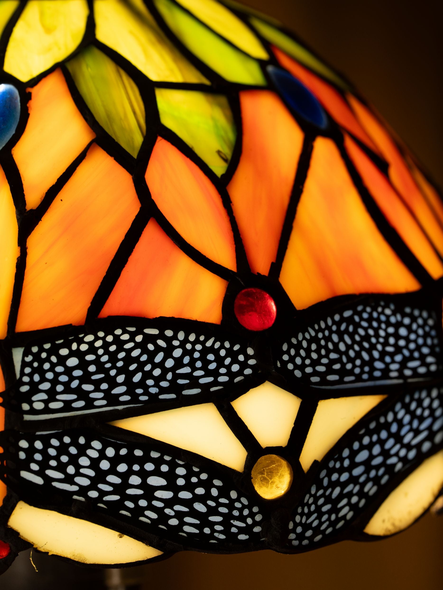 Lampe de table Tiffany Golden Wings
