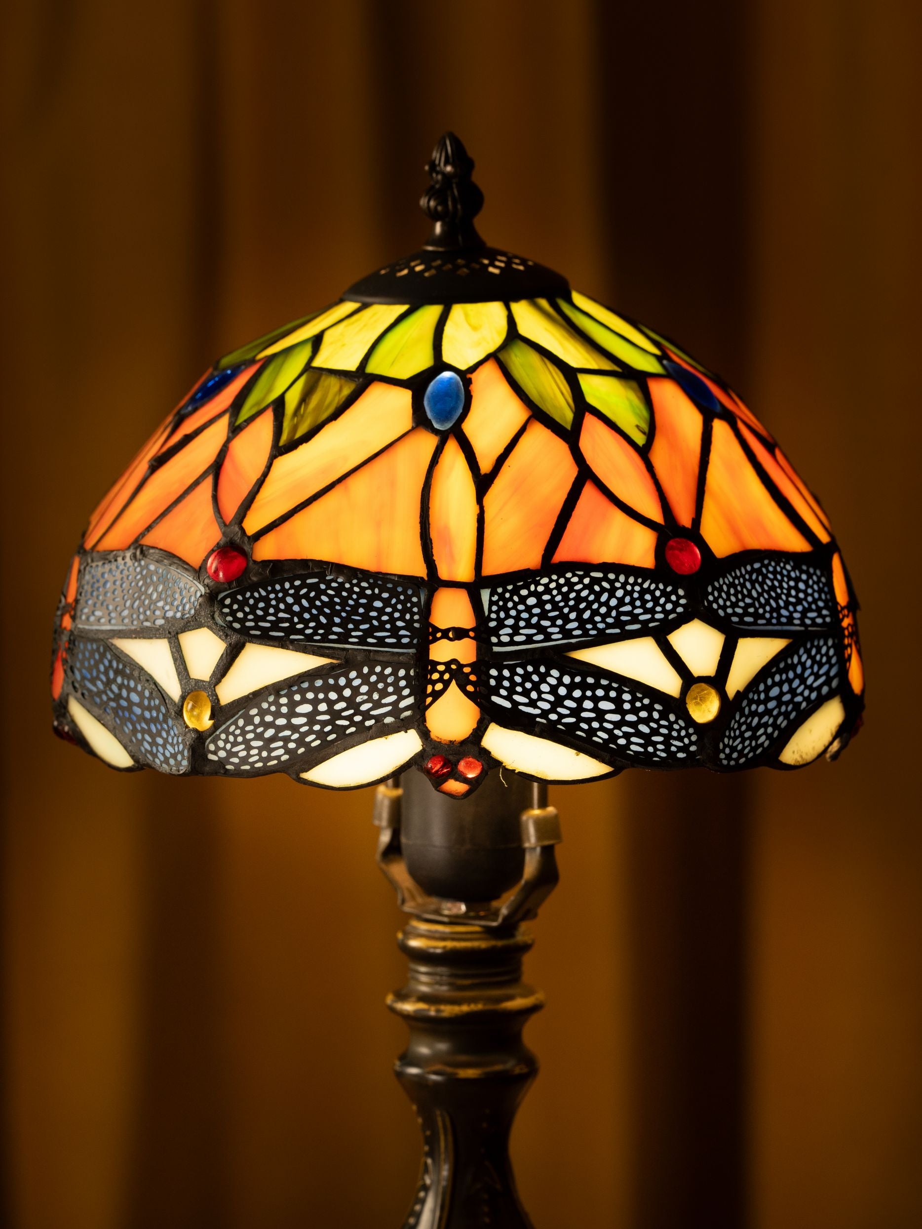Lampe de table Tiffany Golden Wings