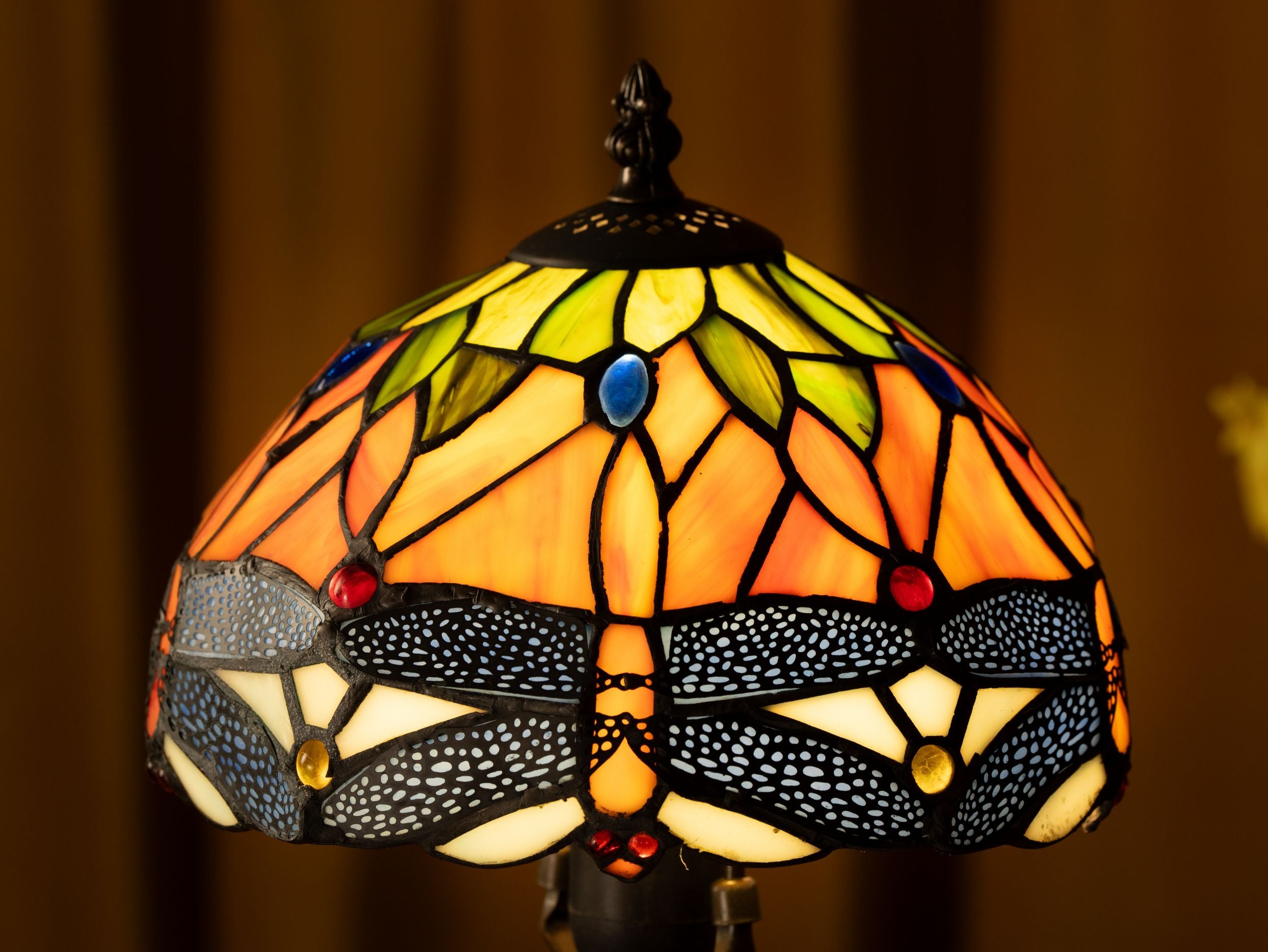 Lampe de table Tiffany Golden Wings