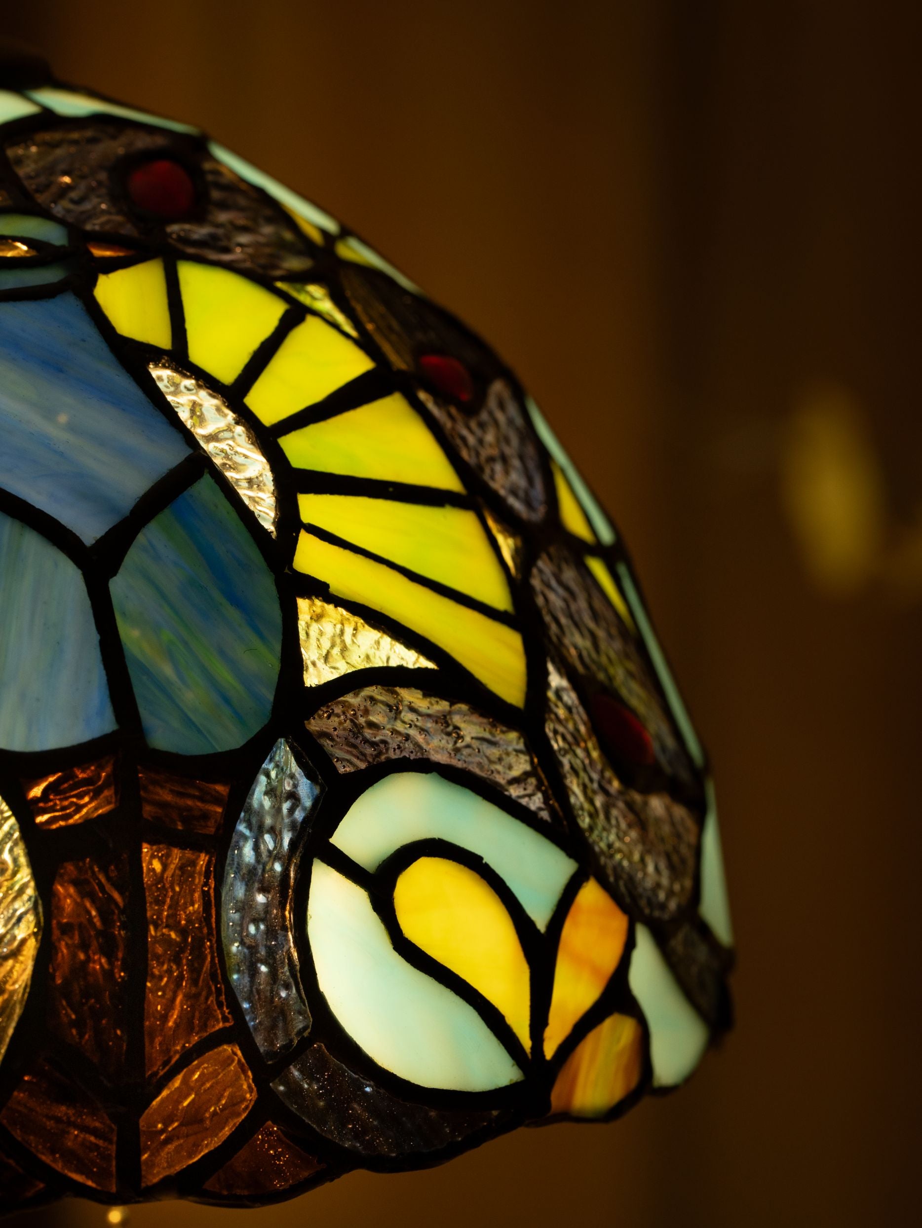 Lampe de table Tiffany Mystic Leaf