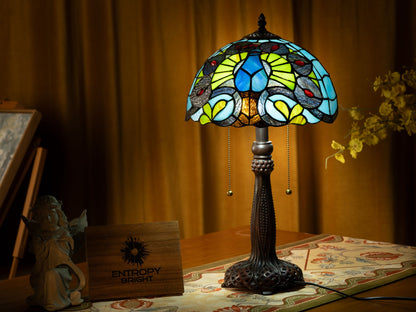 Lampe de table Tiffany Mystic Leaf