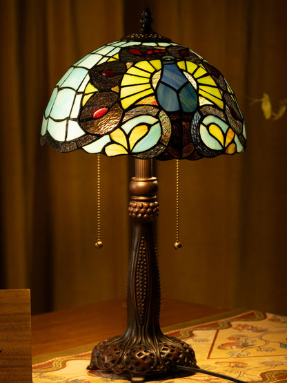 Lampe de table Tiffany Mystic Leaf