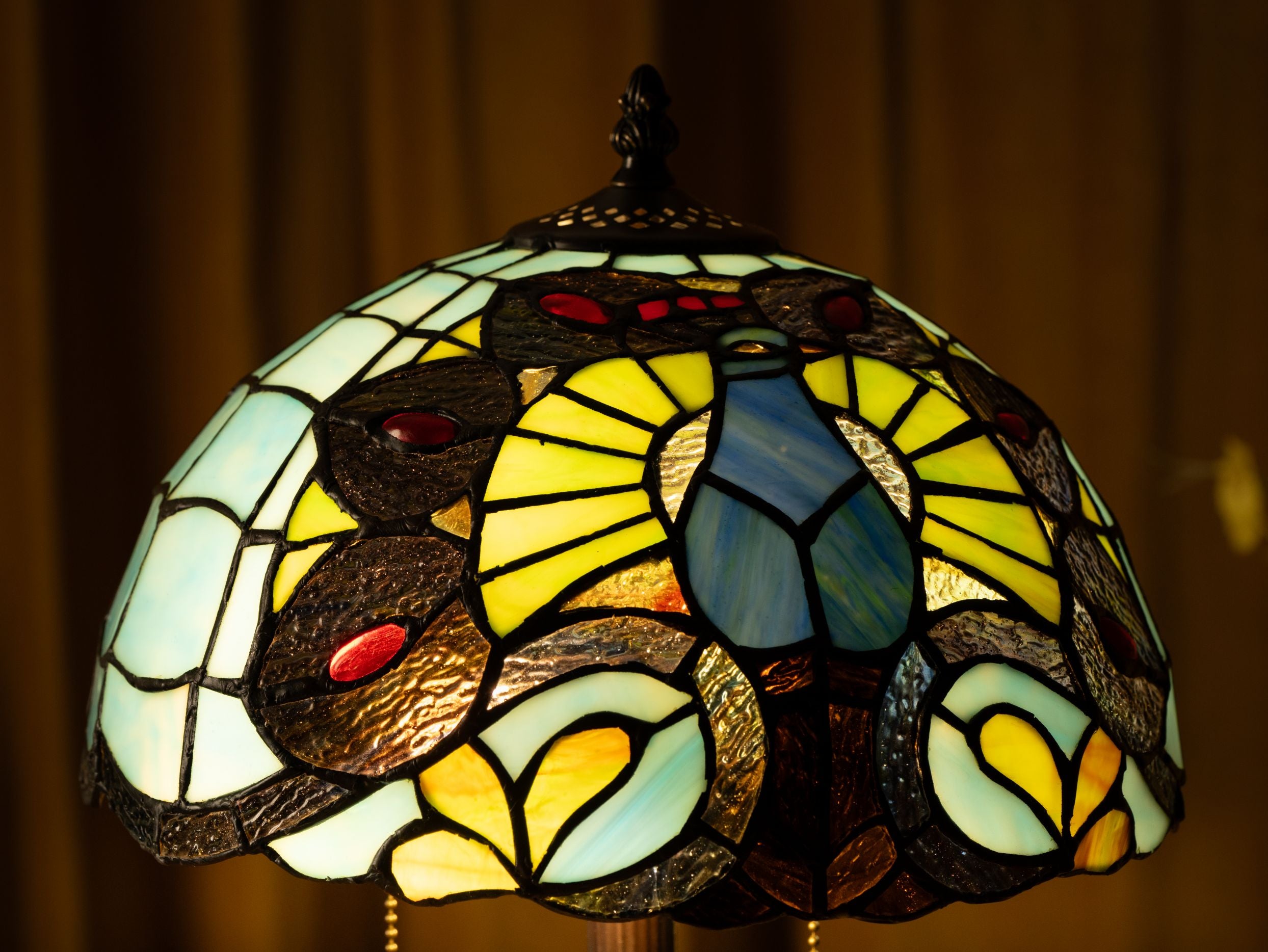 Lampe de table Tiffany Mystic Leaf