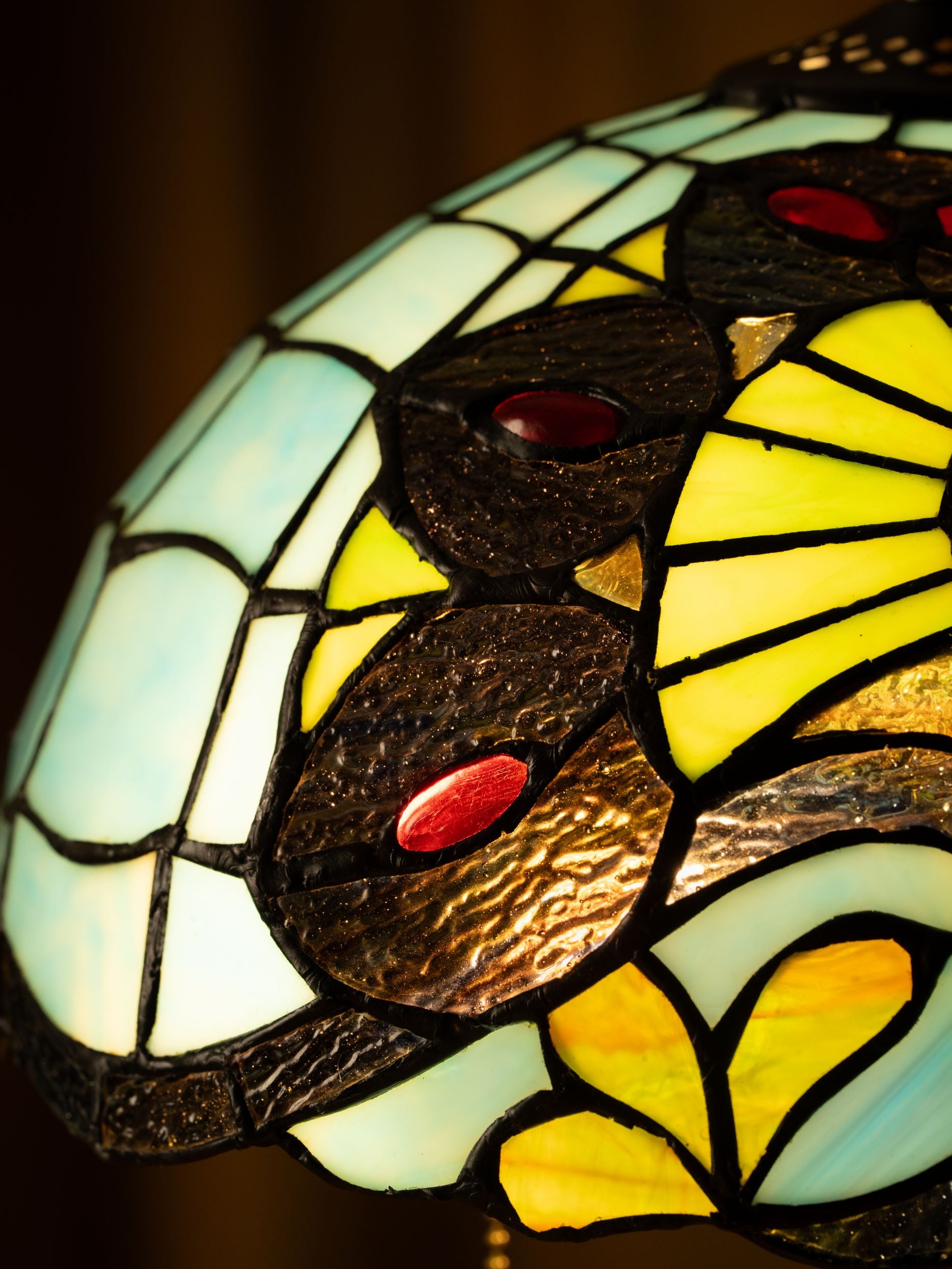 Lampe de table Tiffany Mystic Leaf