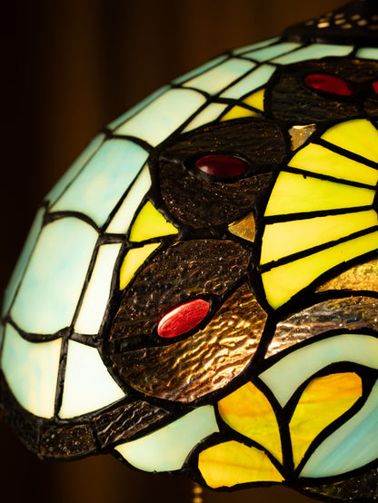 Lampe de table Tiffany Mystic Leaf